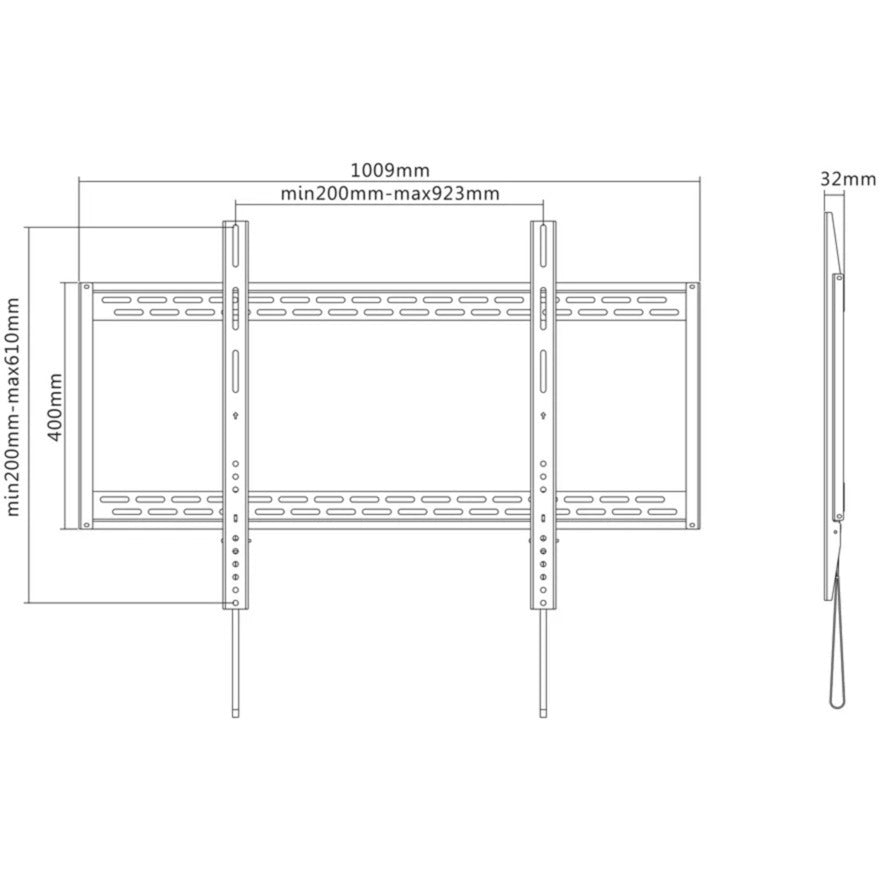 Neomounts by Newstar LFD-W1000 TV-seinäteline