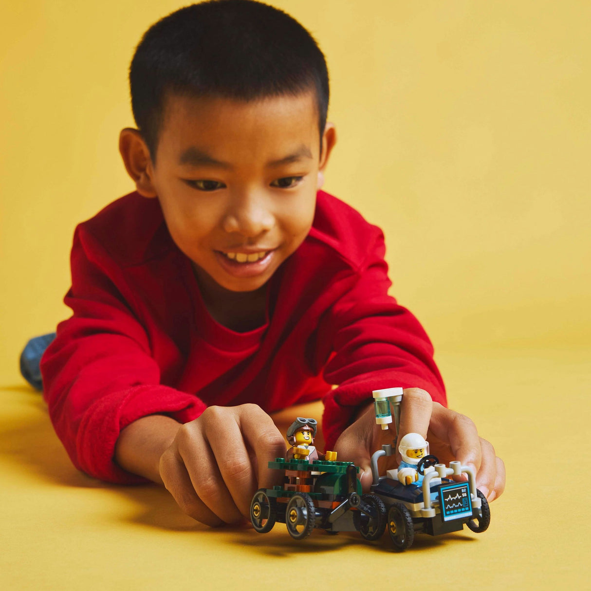 Pacáiste carr cine Lego city 60459: eitleán vs leaba ospidéil