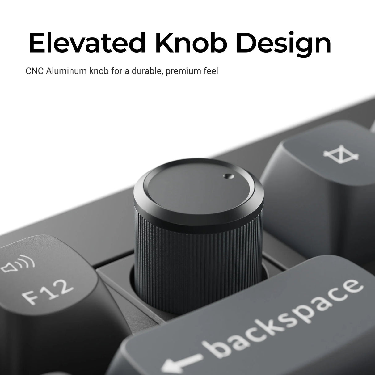 Keychron v6 ultra 8k wireless custom mechanical keyboard (zwart, us lay-out (qwerty), silk pom banana, 100%, rgb, hot swap, 2.4 ghz | bluetooth 5.3 | usb-c)