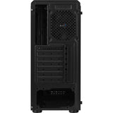 Aerocool rift midi tower behuizing (zwart | 3x usb-a | rgb | window)