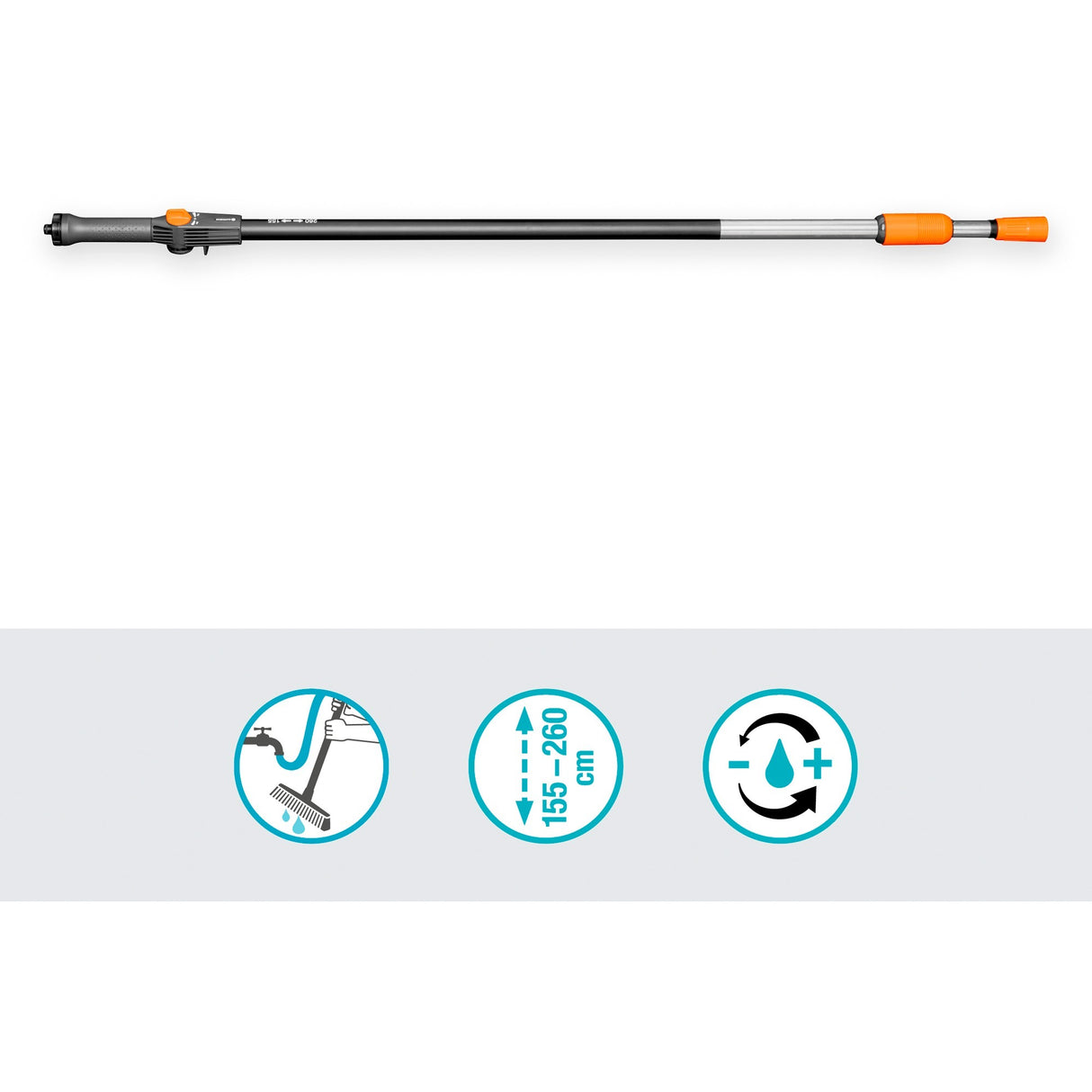 Gardena Cleansystem Teleskopická ocel M XL, pro verde
