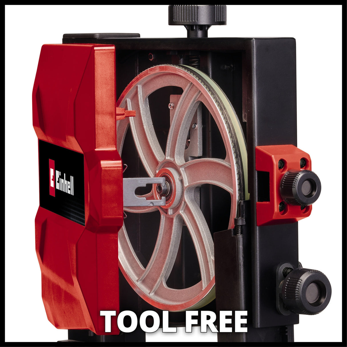 Einhell bandsåg tc-sb 200 1 bandsåg (röd svart)