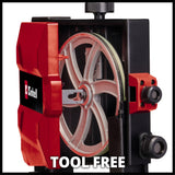 Einhell bandsåg tc-sb 200 1 bandsåg (röd svart)