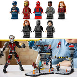 Lego superhelter 76314 captain america borgerkrig actionscene
