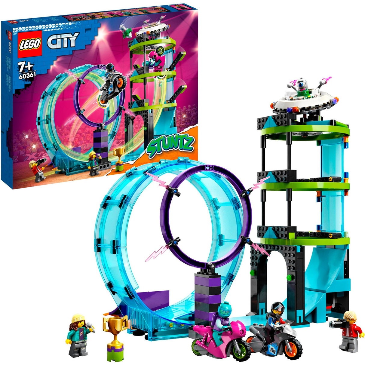 Lego City - Giocattolo da costruzione sfida acrobatica definitiva (60361)