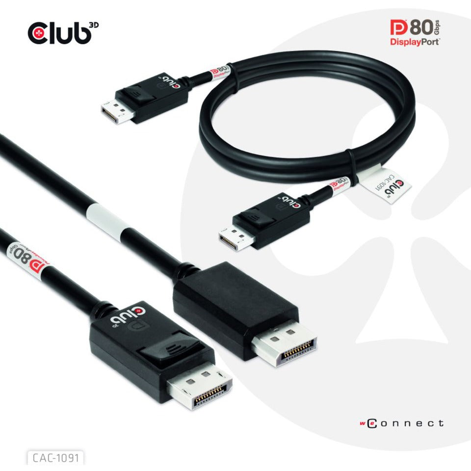 Club 3D Displayport 2.1 Obousměrný VESA DP80 Certified