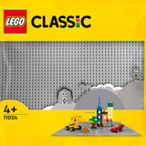 Piatto di edificio grigio lego classico 11024