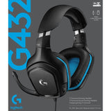 Logitech G432 7.1 Prostoru Kabelová herní náhlavní souprava