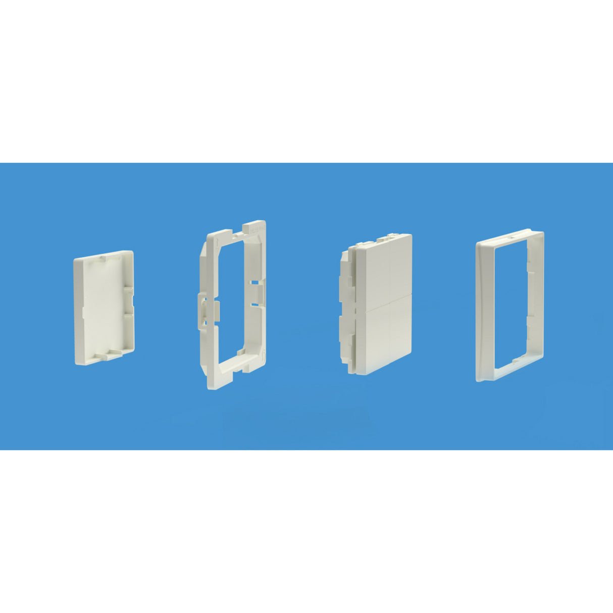 Shelly Blu Wall Switch 4 (standalone) switch (white, Bluetooth 4.2)