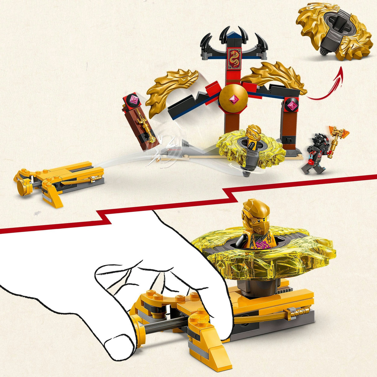 Lego Ninjago 71826 Spinjitzu Dragon Battle Pack