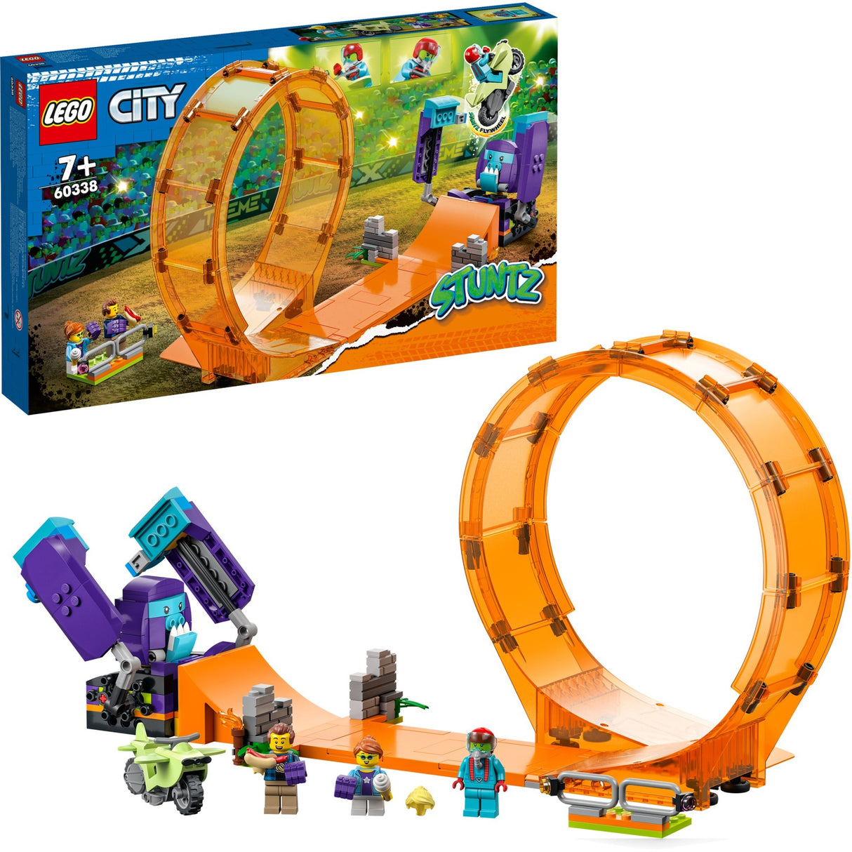 Lego city - jouet de construction en boucle de chimpanzé (60338)