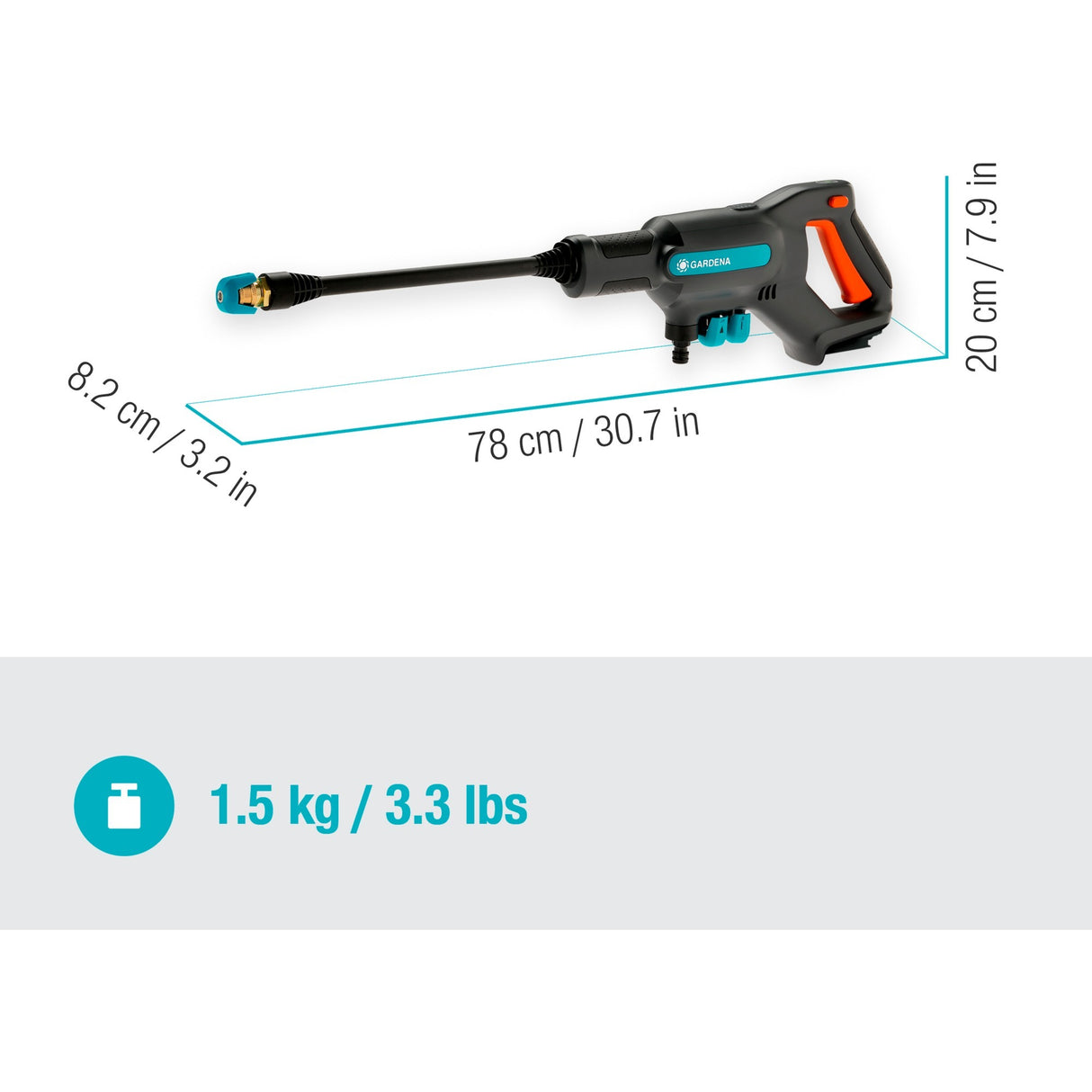 GARDENA AquaClean 24 18 V P4A szóló