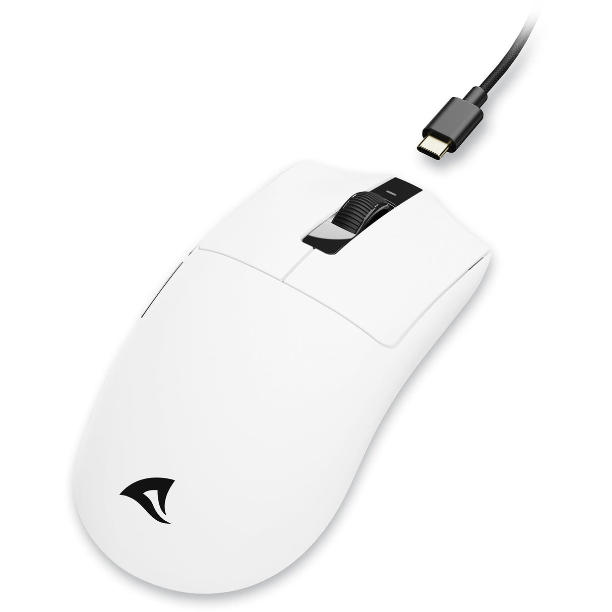 Sharkoon FireGlider One Gaming Mouse (white, 400 - 12,000 dpi, 2.4 GHz USB)