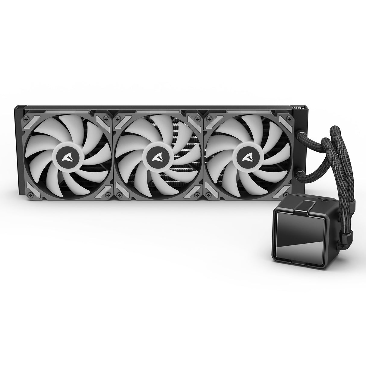 Sharkoon s60 argb vodní chlazení (černý, 4pinový pwm)