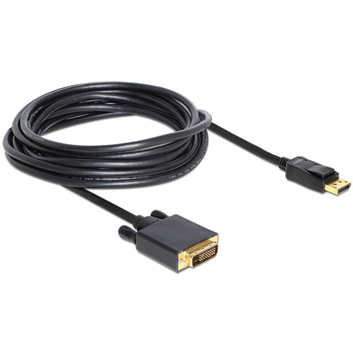 Delock DisplayPort to DVI 24+1 adapter (black, 5 meter)