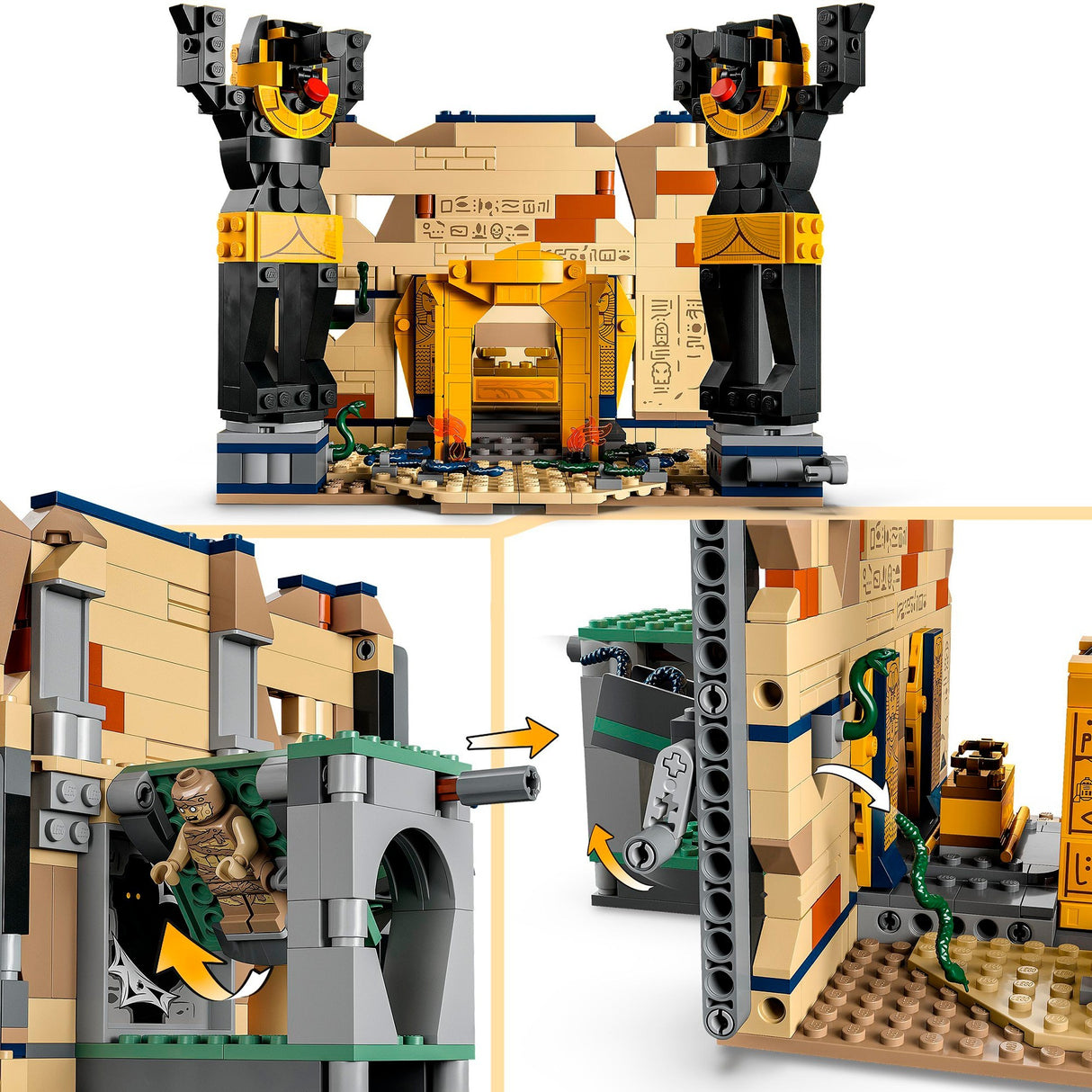 Lego Indiana Jones - Jouet de construction L'évasion du tombeau caché (77013)