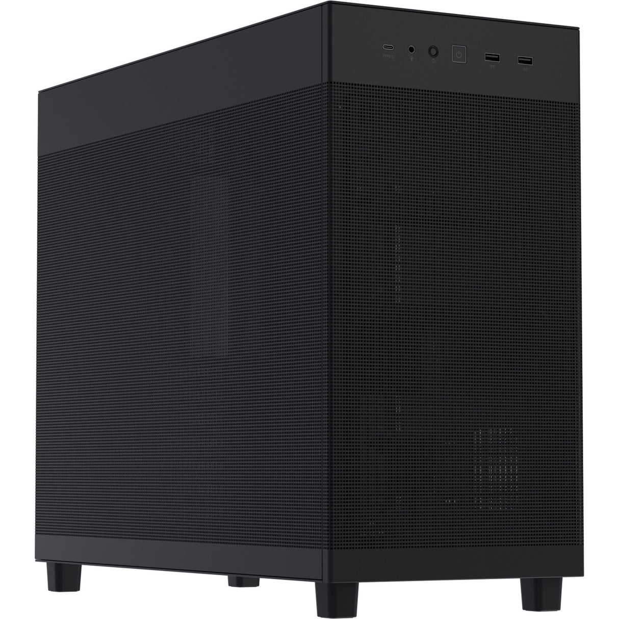 Asus Prime AP201 - Mesh Panel Micro-ATX Case (Black | 2x USB-A | 1x USB-C)