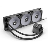 Sharkoon s100 argb vandkøling (sort, 4-benet pwm ventilatorstik)