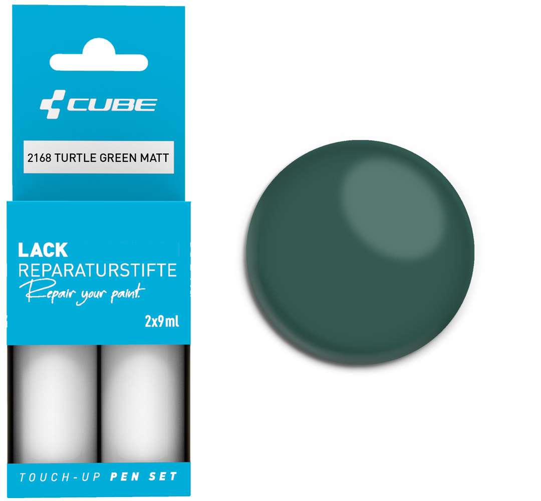 Cube touch-up pen set turtle green matt