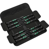 Wera Kraftform 12 SB1 Micro Screwdriver Set (Black-Green, for electronic applications)