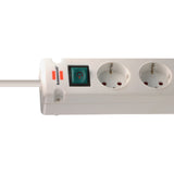 Brennenstuhl bremounta stekkerdoos 5-voudig met 2 usb c-laadcontactdozen stekkerdoos (wit, 2x usb c)