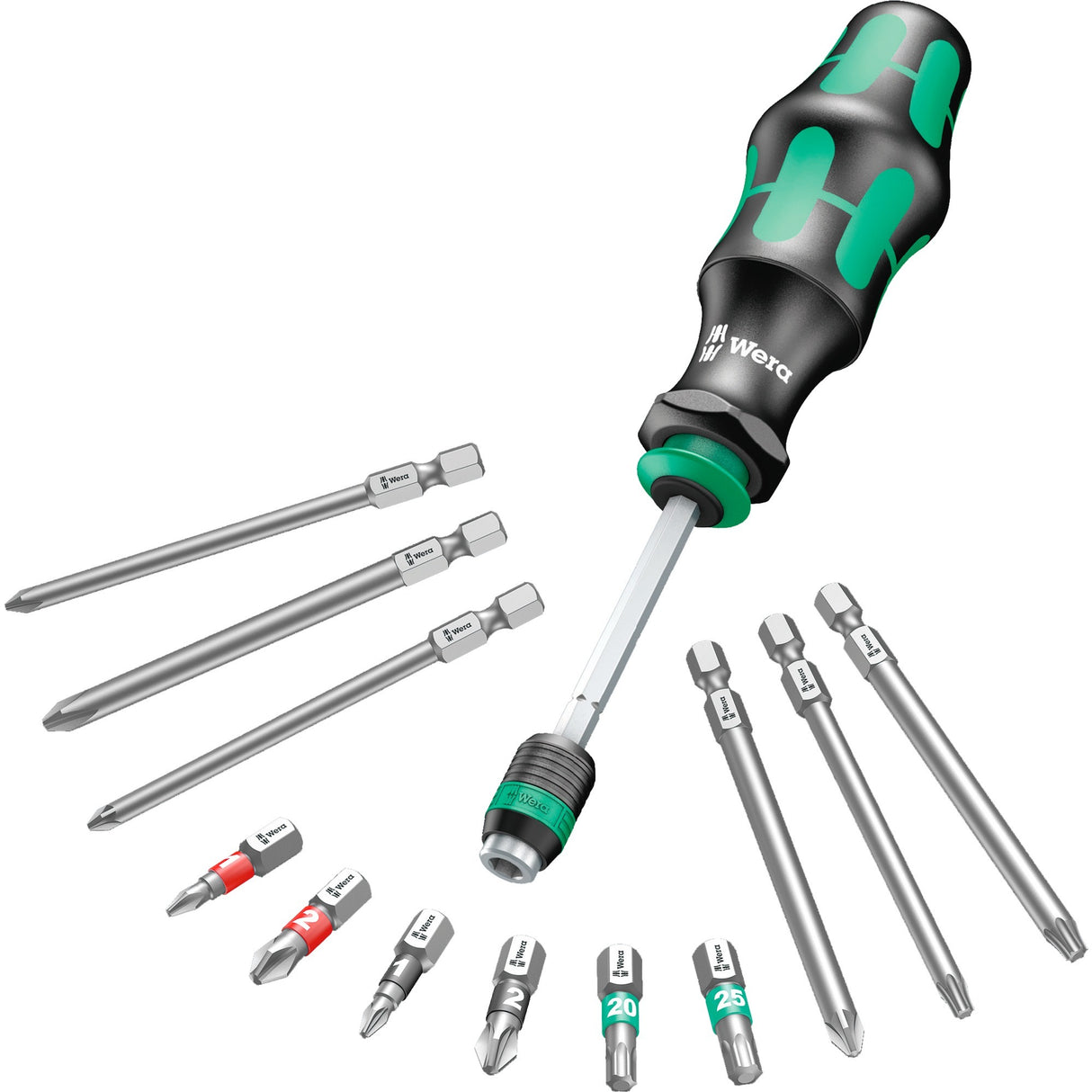 Wera Screwdriver Set Kraftform Kompakt 20