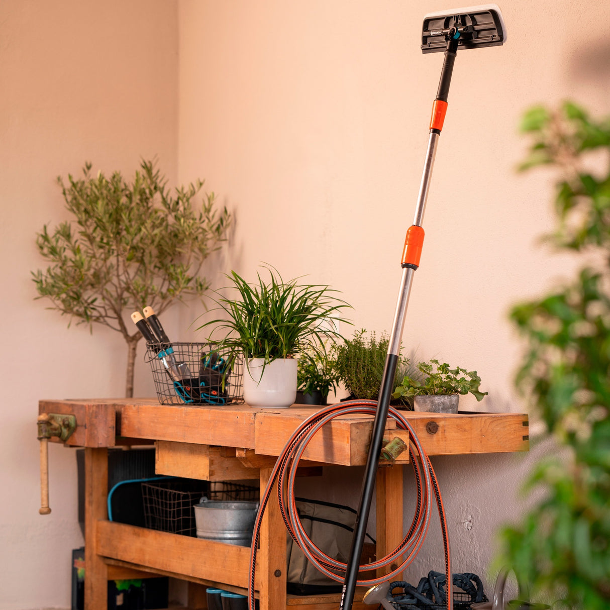 Gardena Cleansystem Teleskopická ocel M XL, pro verde
