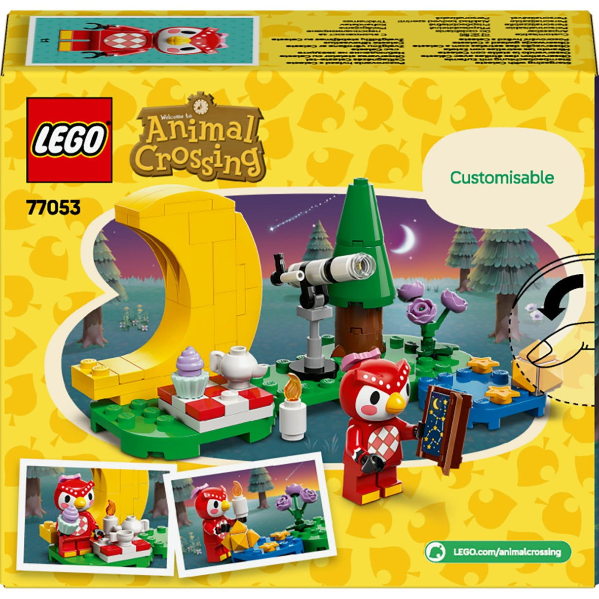 Lego animal crossing 77053 stargazing with celeste