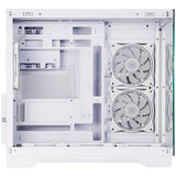 Kryt Chieftec Visio Midi Tower (bílý | 2x USB-A | 1x USB-C | RGB | tvrzené sklo)