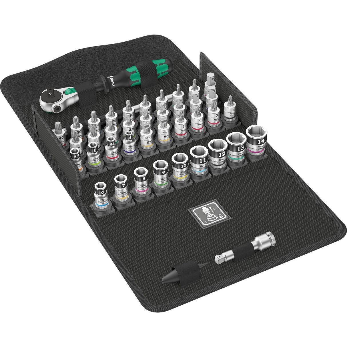 WAA 8100 SA All-in Zyklop Speed ​​Ratelsæt, 42-delt