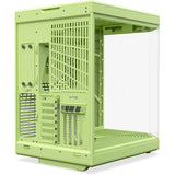 Hyte y70 midi tower behuizing (lichtgroen | 2x usb-a | 1x usb-c | tempered glass)