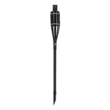Esschert Design Taschenlampe Bambus schwarz 60cm