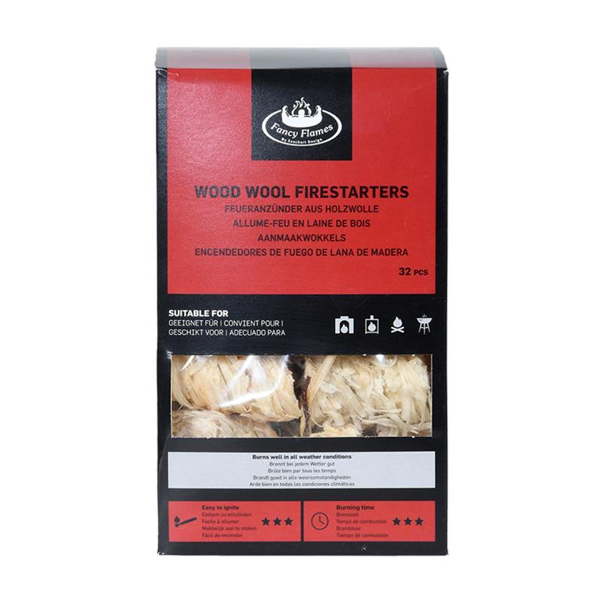 Esschert design Fancy Flames accendifuoco 32 pezzi