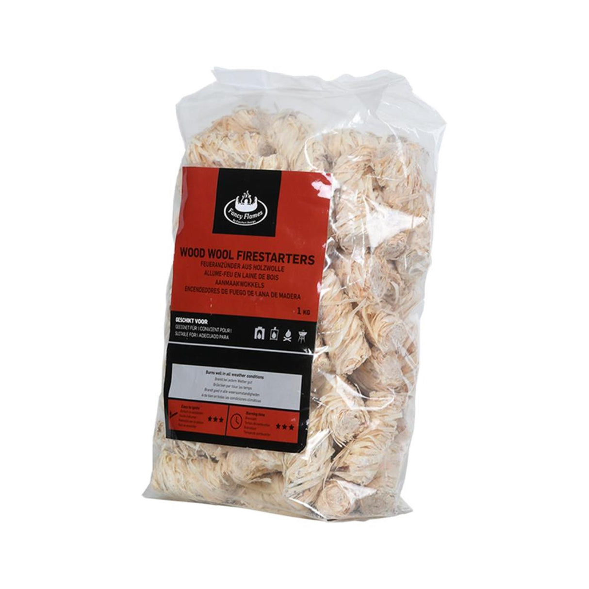 Esschert design fancy flames kindling wokkels 80 pieces