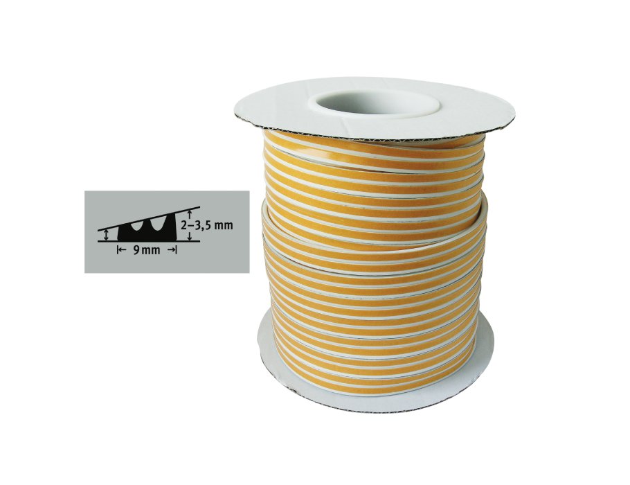 Fix-O-Moll Pasp Profile 100 m x 9 mm 1-3,5 mm Biała