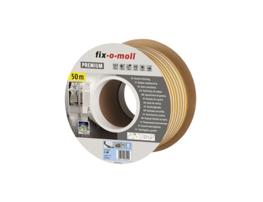 Fix-O-Moll Tape D Profil 50m x 9 mm 3-5,5 mm White