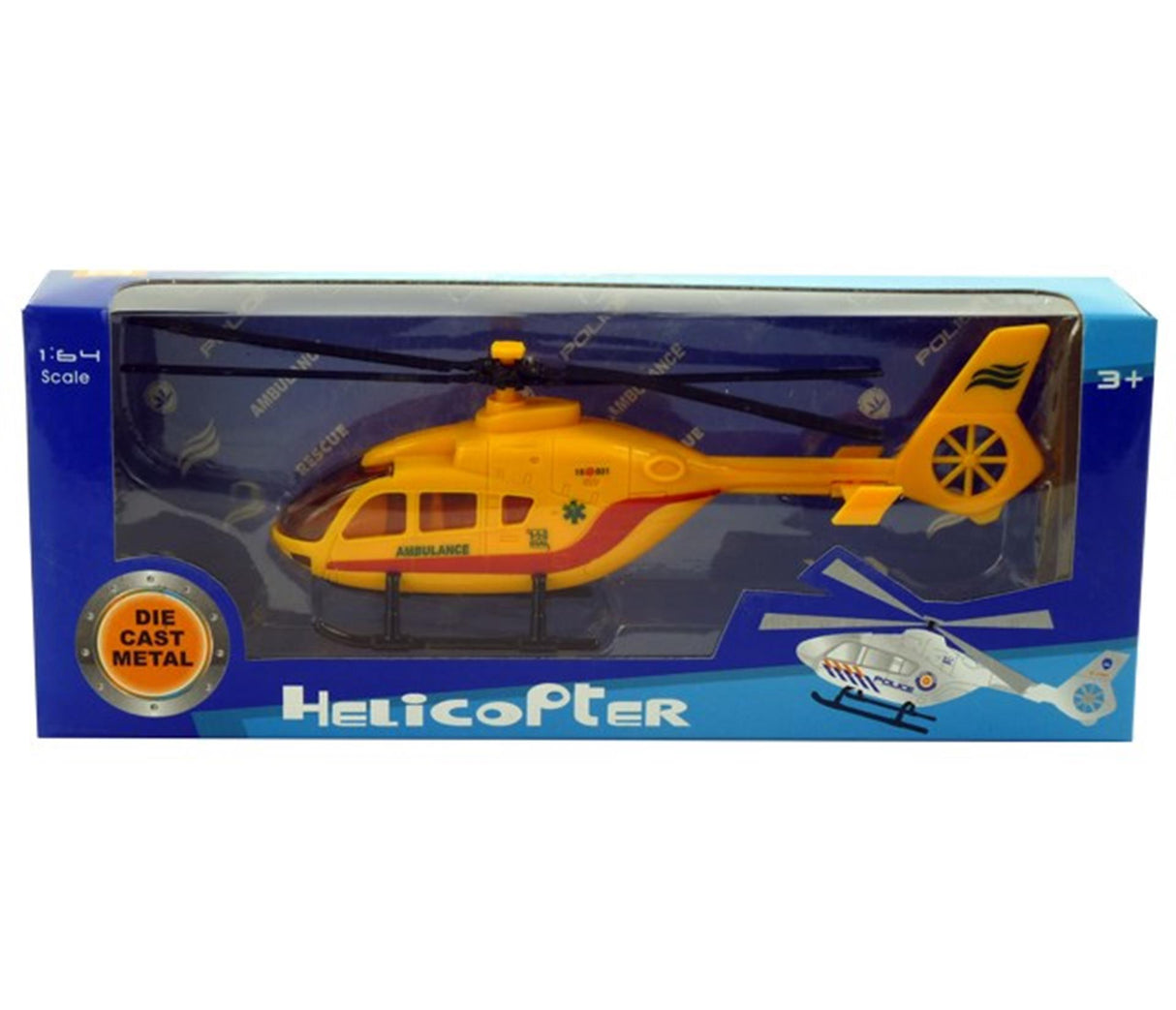 Aro traumahelicopter 1:64 geel