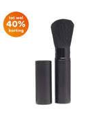 Face nail blusher brush automatic black without blister