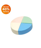 Face nail 4x makeup sponge multi -colored without blister