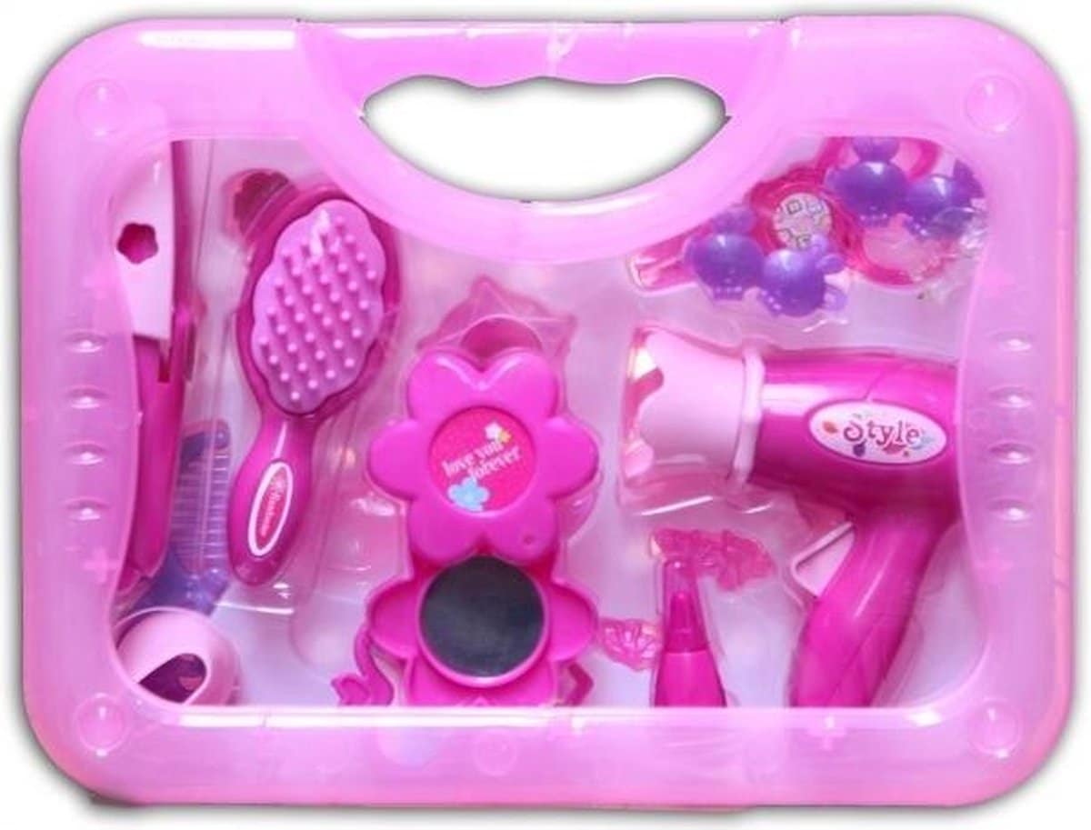 Jonotoys Fohn suitcase with many accessories, 17-piece