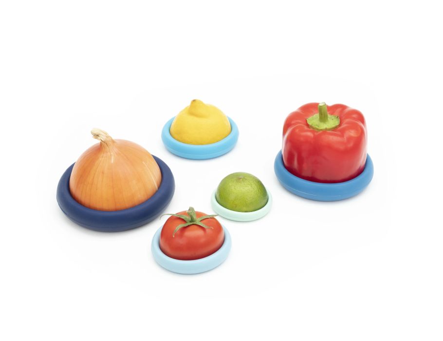 Huggers de comida Huggers de alimentos - azul -gelo - 5 peças
