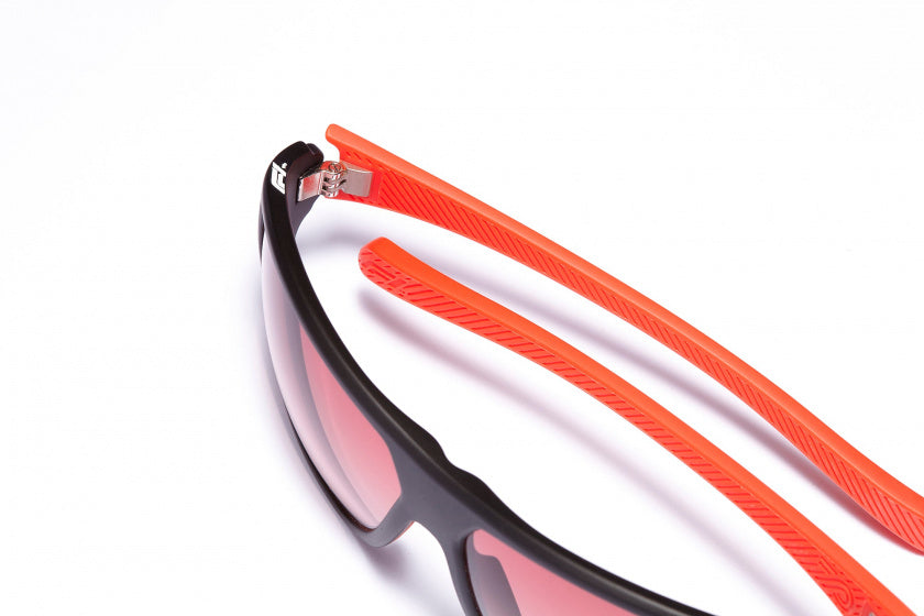 Lunettes de soleil de formule Cat rectangulaire unisexe.4 noir