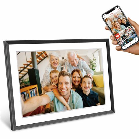 Benel Frameo Digital photo frame HF-109T Black 10.1 Inch with FrameGlow
