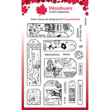 Woodware • clear singles stamp tag collection