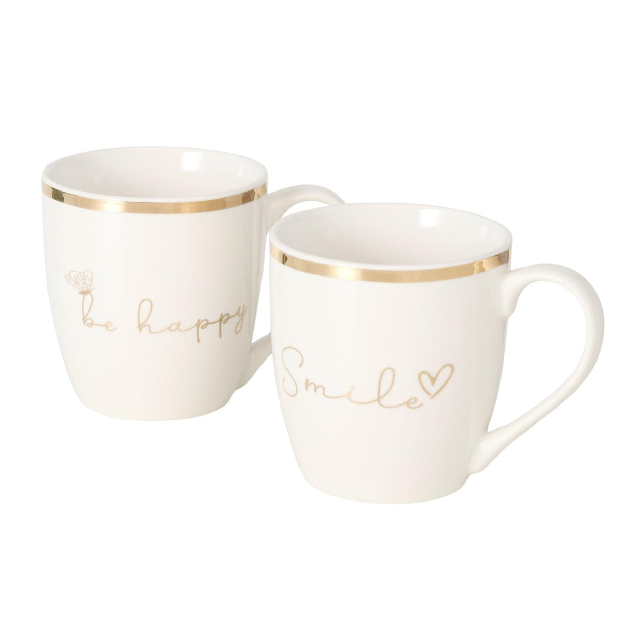 Boltze home mok davina be happy smile 400ml h10cm
