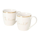 Boltze home mok davina be happy smile 400ml h10cm