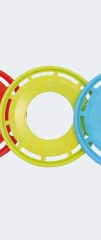 Van der Doelen Frisbee available in the yellow color
