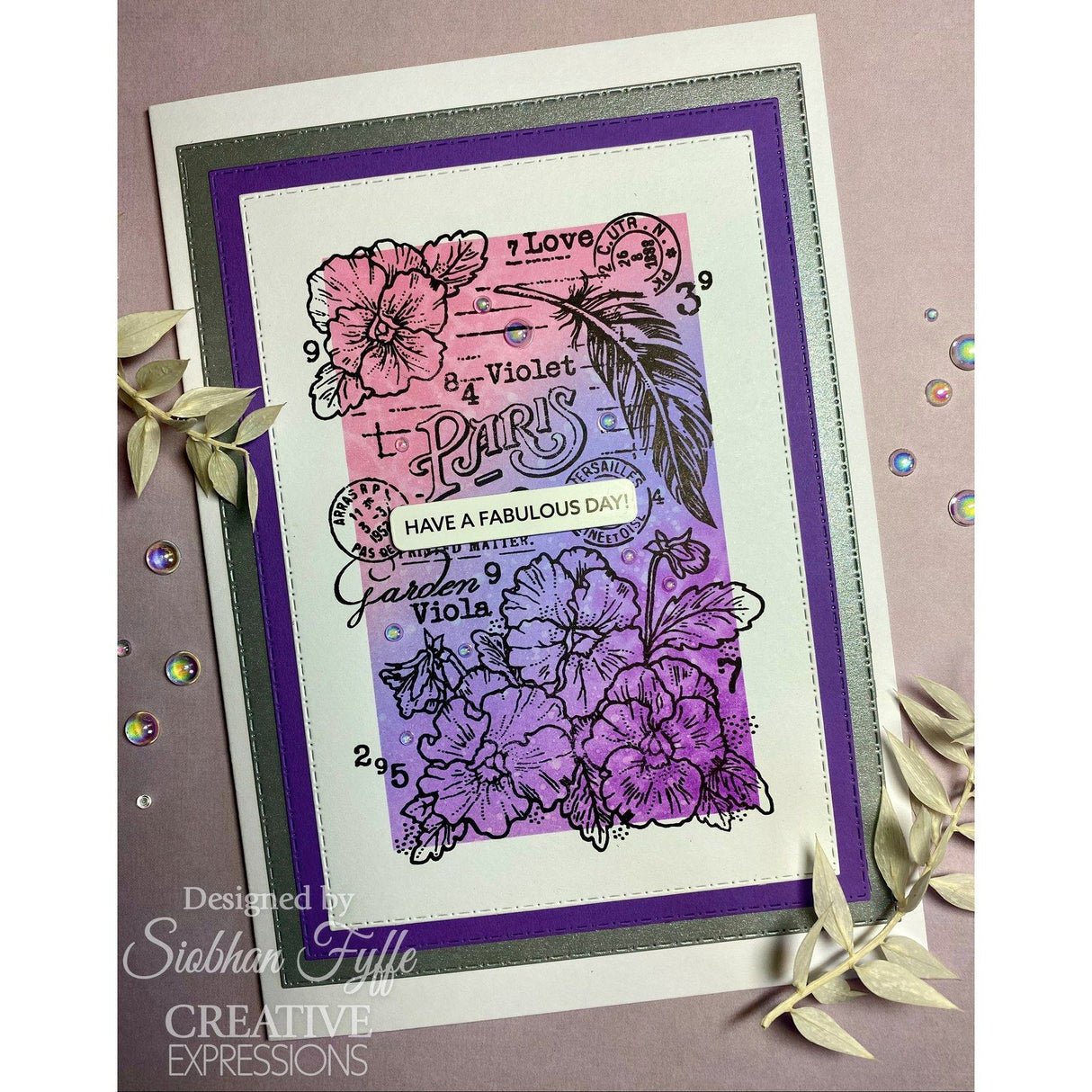 Woodware • clear singles stamp set viola