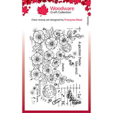 Woodware • clear singles stamp hollyhocks