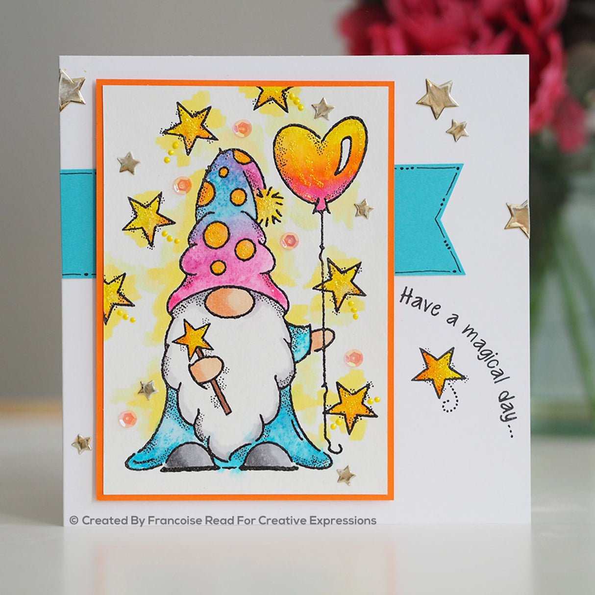 Woodware • clear stamp singles wizard gnome